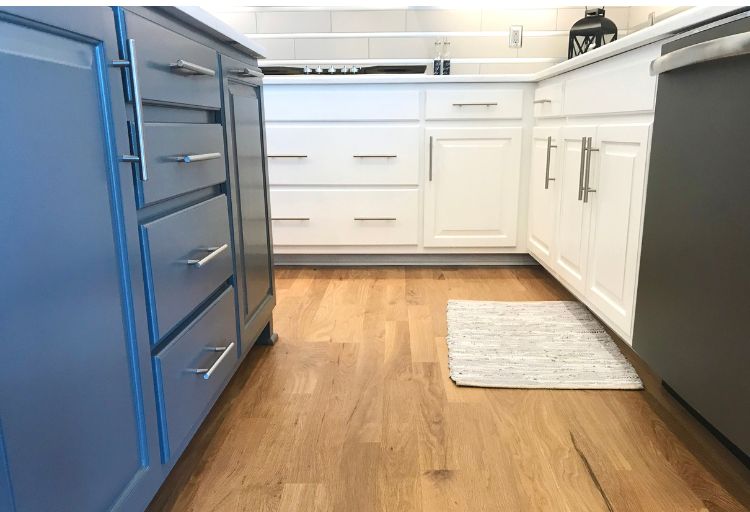 Bold Blues for Kitchen Cabinets