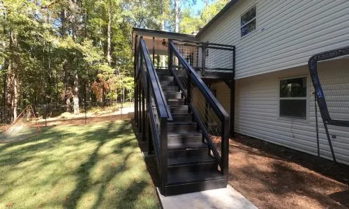 Dark Deck Staining Finish